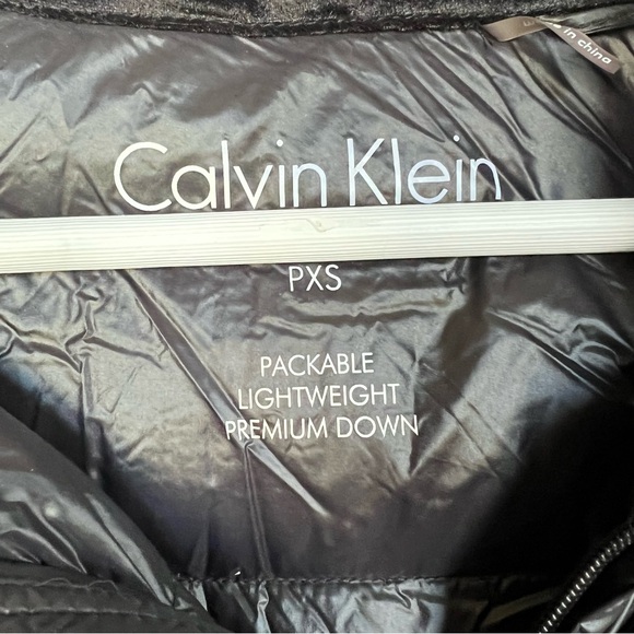 CALVIN KLEIN Packable Duck Down Puffer Coat Jacket w/ Hood - Picture 4 of 12